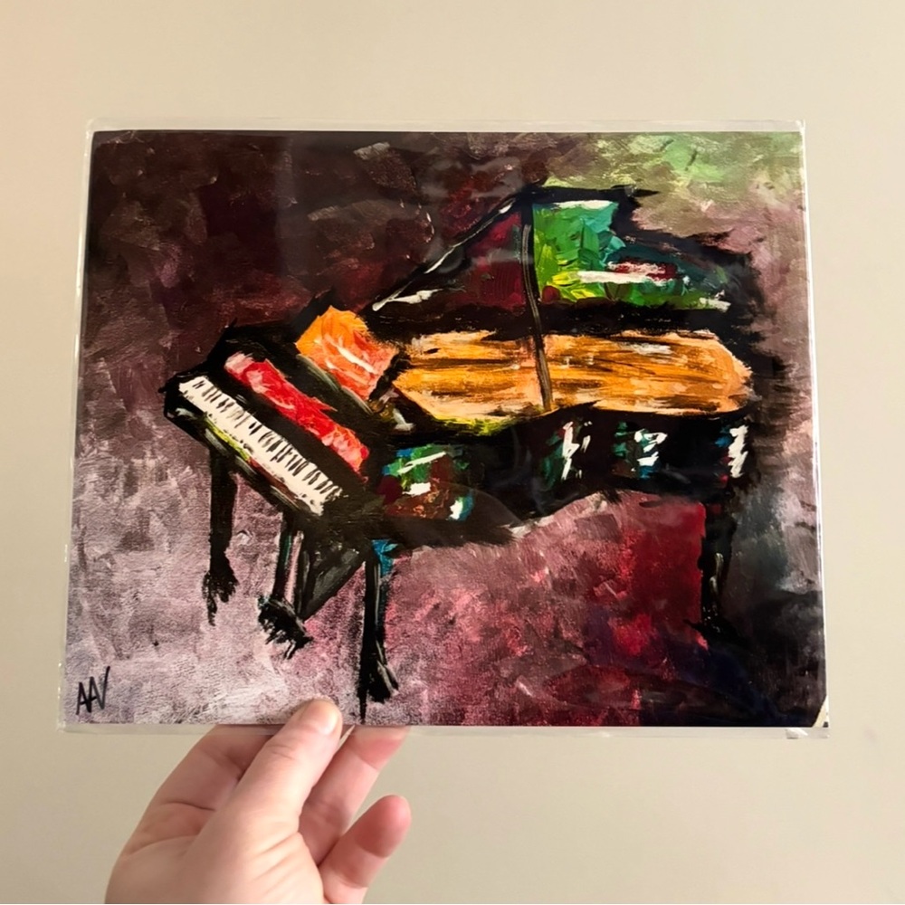 💥 Multicolored Piano Art